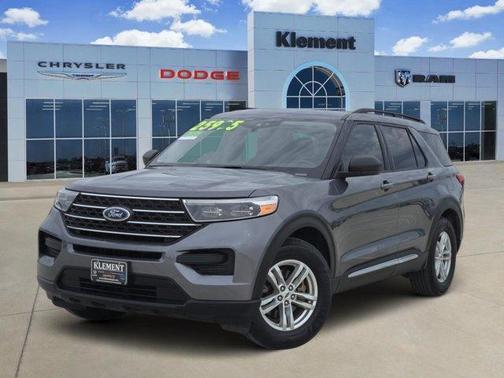 Gray 2022 Ford Explorer XLT