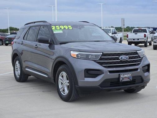 Gray 2022 Ford Explorer XLT