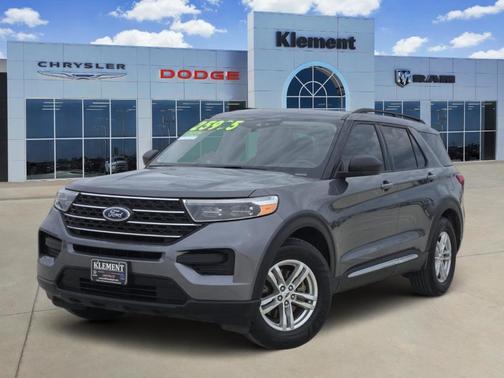 Gray 2022 Ford Explorer XLT