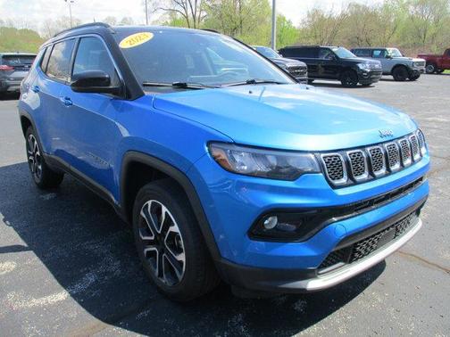 Laser Blue Pearlcoat 2023 Jeep Compass Limited