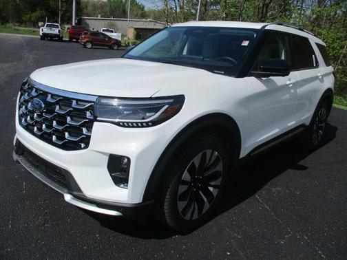 STAR WHITE MET TRI-COAT 2026 Ford Explorer Platinum