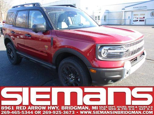 Ruby Red Metallic Tinted Clearcoat 2026 Ford Bronco Sport Badlands SUV