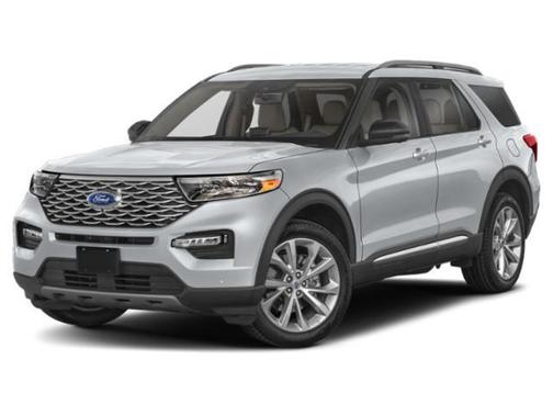 Stone Blue Metallic 2024 Ford Explorer Platinum