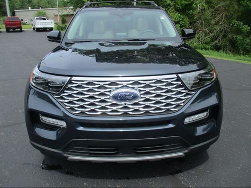 Stone Blue Metallic 2024 Ford Explorer Platinum