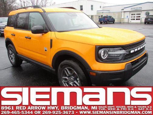 Orange Fury Metallic Tri-Coat 2026 Ford Bronco Sport Big Bend SUV