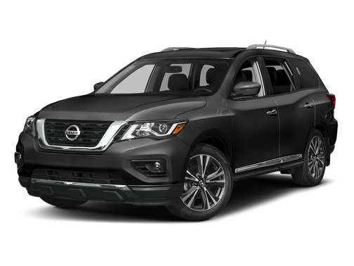 Gun Metallic 2017 Nissan Pathfinder 4x4 Platinum
