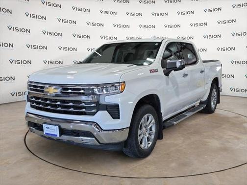 Summit White 2025 Chevrolet Silverado 1500 4WD Crew Cab 147" LTZ