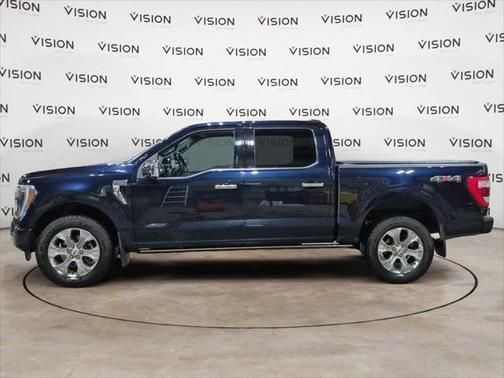Antimatter Blue Metallic 2022 Ford F-150 Platinum 4WD SuperCrew 5.5' Box