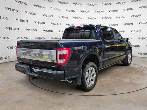 Antimatter Blue Metallic 2022 Ford F-150 Platinum 4WD SuperCrew 5.5' Box