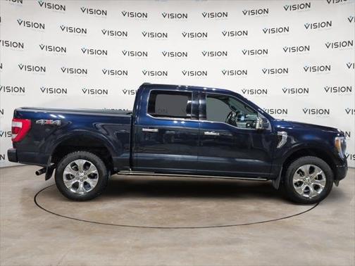 Antimatter Blue Metallic 2022 Ford F-150 Platinum 4WD SuperCrew 5.5' Box