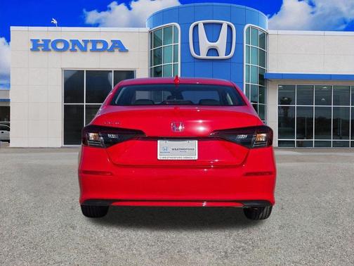 Red 2026 Honda Civic LX