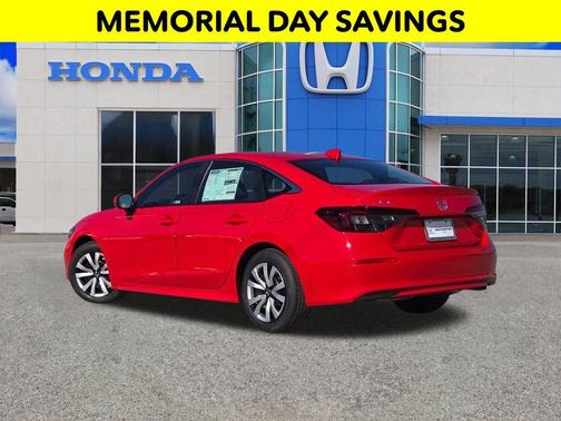 Red 2026 Honda Civic LX