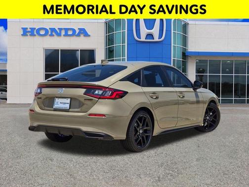 Tan 2026 Honda Civic Sport