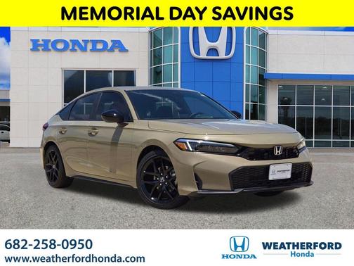 Tan 2026 Honda Civic Sport