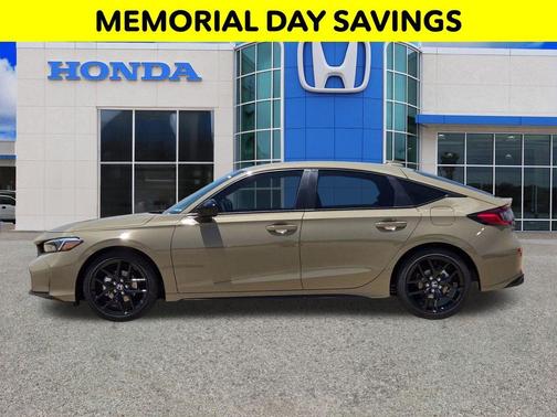 Tan 2026 Honda Civic Sport