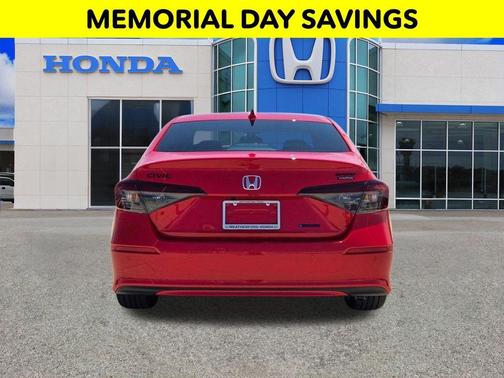 Red 2026 Honda Civic Hybrid Sport Touring