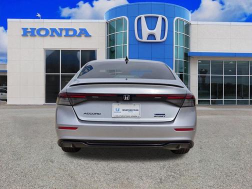 Silver 2026 Honda Accord Hybrid Sport-L