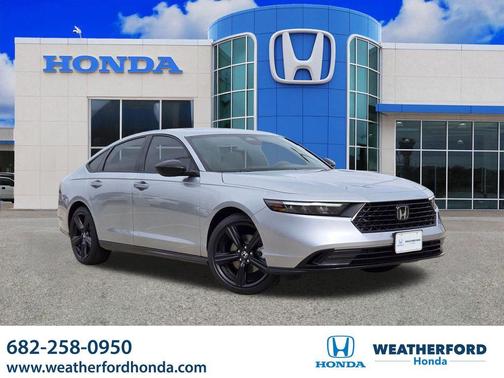 Silver 2026 Honda Accord Hybrid Sport-L