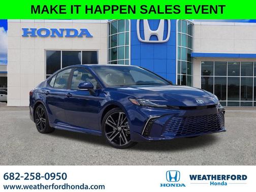 Blue 2025 Toyota Camry XSE