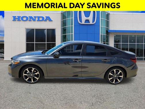 Gray 2026 Honda Civic Hybrid Sport Touring