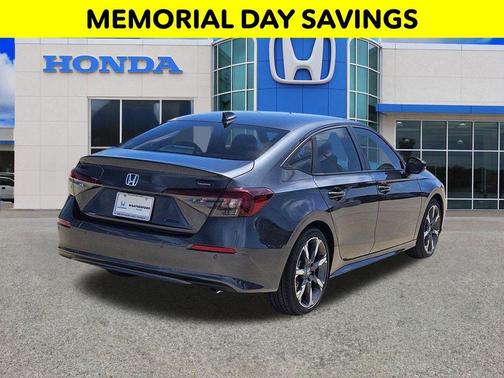 Gray 2026 Honda Civic Hybrid Sport Touring