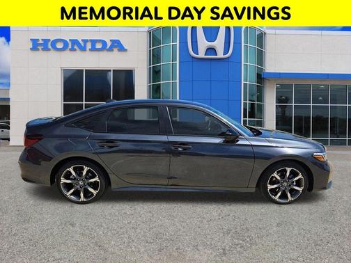 Gray 2026 Honda Civic Hybrid Sport Touring