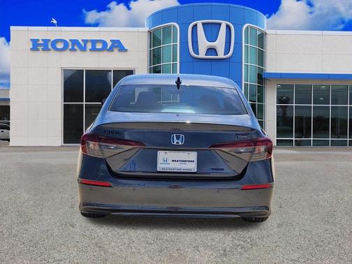 Gray 2026 Honda Civic Hybrid Sport Touring