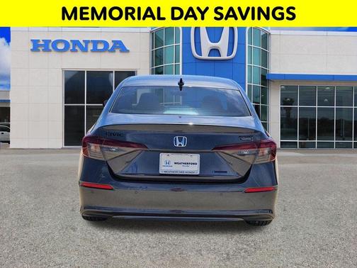 Gray 2026 Honda Civic Hybrid Sport Touring