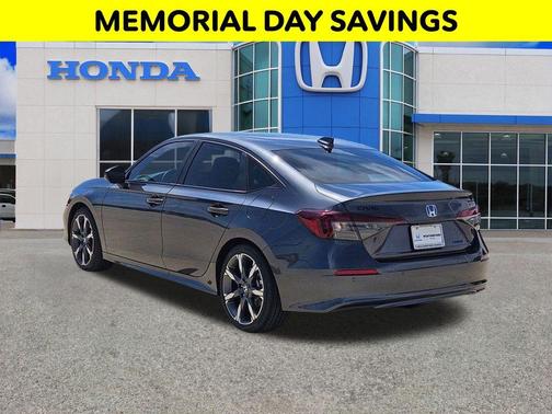 Gray 2026 Honda Civic Hybrid Sport Touring