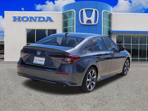 Gray 2026 Honda Civic Hybrid Sport Touring