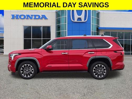 Red 2025 Toyota Sequoia Limited