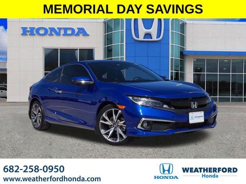 Aegean Blue Metallic 2019 Honda Civic Touring