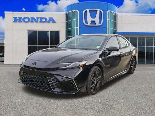Midnight Black Metallic 2025 Toyota Camry XSE