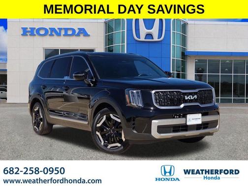 Ebony Black 2024 Kia Telluride EX