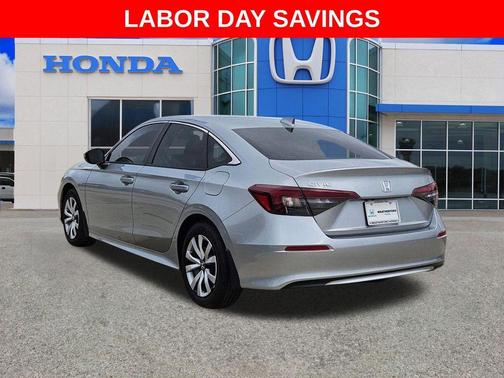 Solar Silver Metallic 2026 Honda Civic LX