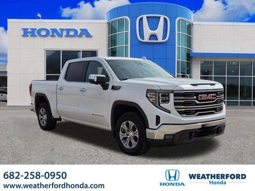 Summit White 2025 GMC Sierra 1500 SLT