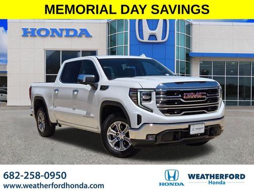 Summit White 2025 GMC Sierra 1500 SLT