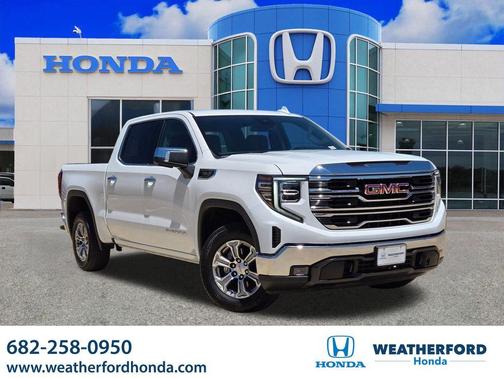 Summit White 2025 GMC Sierra 1500 SLT