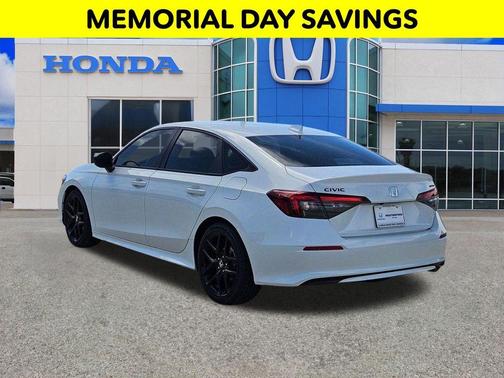 Platinum White Pearl 2026 Honda Civic Sport