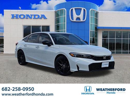 Platinum White Pearl 2026 Honda Civic Sport