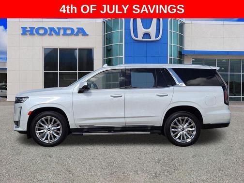 Crystal White Tri-Coat 2023 Cadillac Escalade Premium Luxury