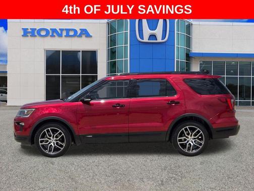 Ruby Red Metallic 2019 Ford Explorer sport