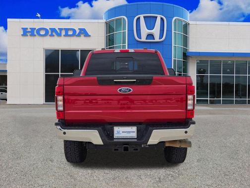 Red Metallic 2020 Ford F-250 Lariat