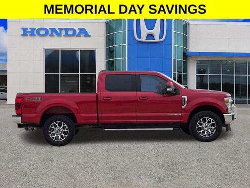 Red Metallic 2020 Ford F-250 Lariat