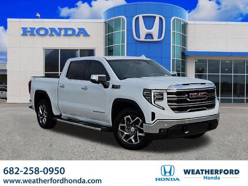 Summit White 2023 GMC Sierra 1500 SLT