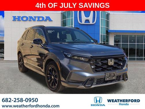 Gray Metallic 2025 Honda CR-V Hybrid Sport-L