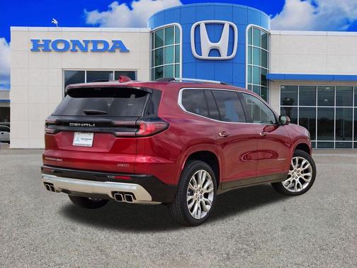 Volcanic Red 2025 GMC Acadia Denali