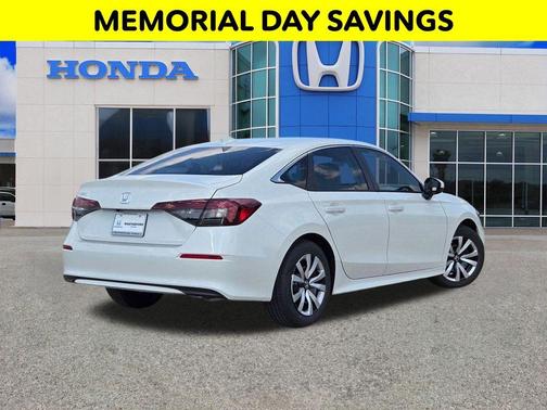 Platinum White Pearl 2026 Honda Civic LX