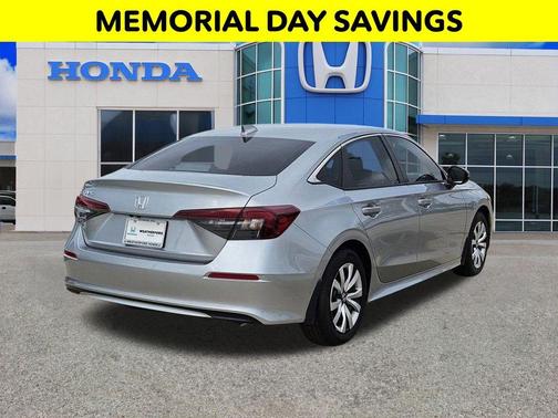Silver 2026 Honda Civic LX