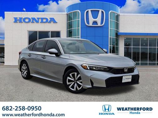 Silver 2026 Honda Civic LX